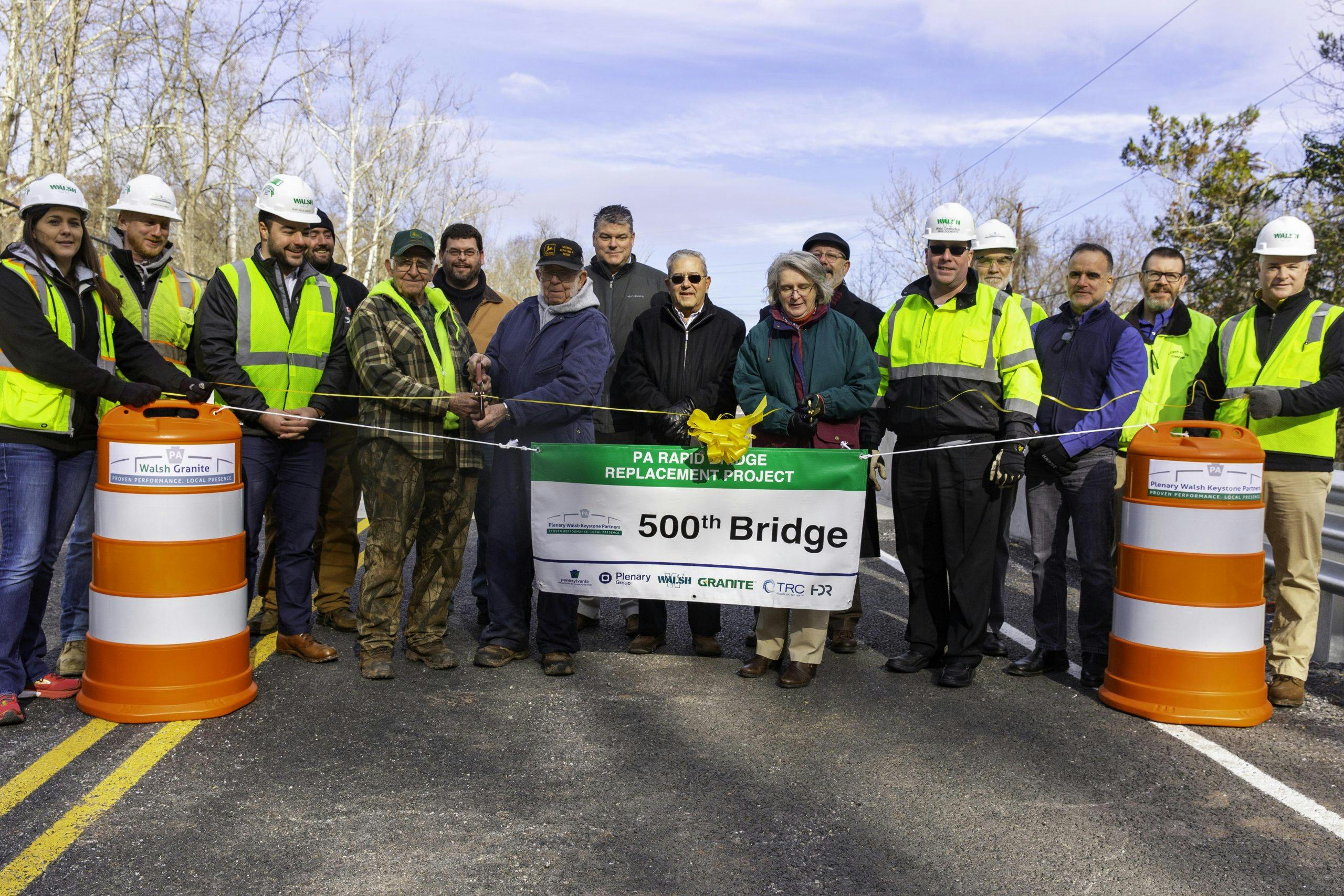 PennDOT, Plenary Walsh Keystone Partners celebrate 500th bridge image