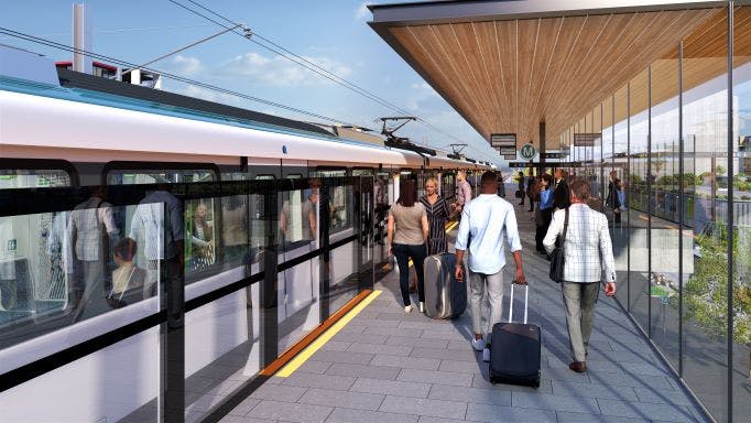 Sydney Metro - Western Sydney Airport, Stations, Systems, Trains, Operations and Maintenance (SSTOM) package. render